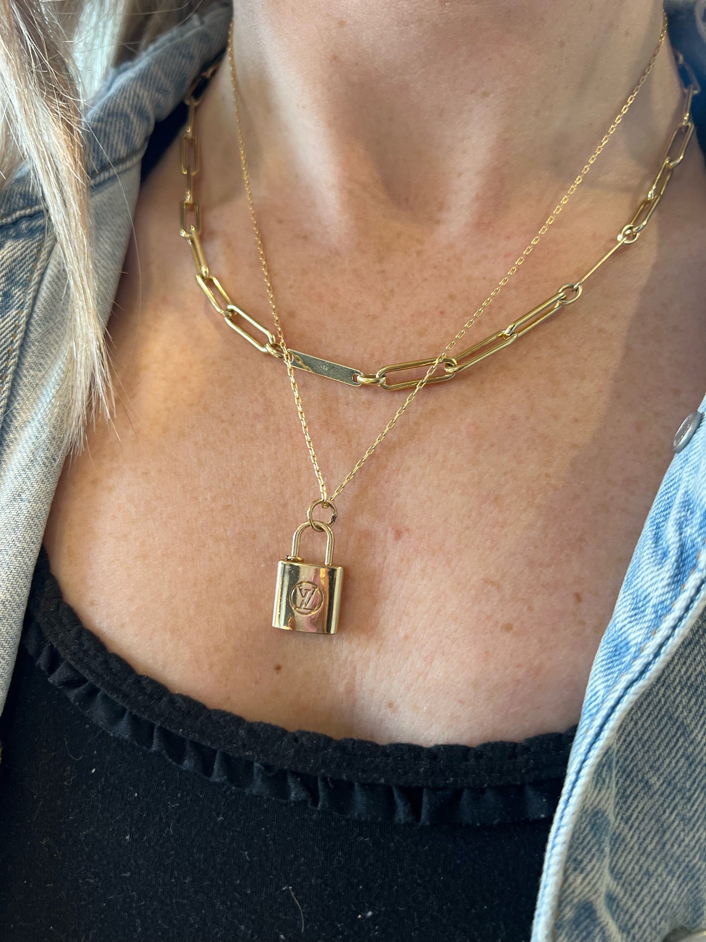 Vintage Lock Necklace