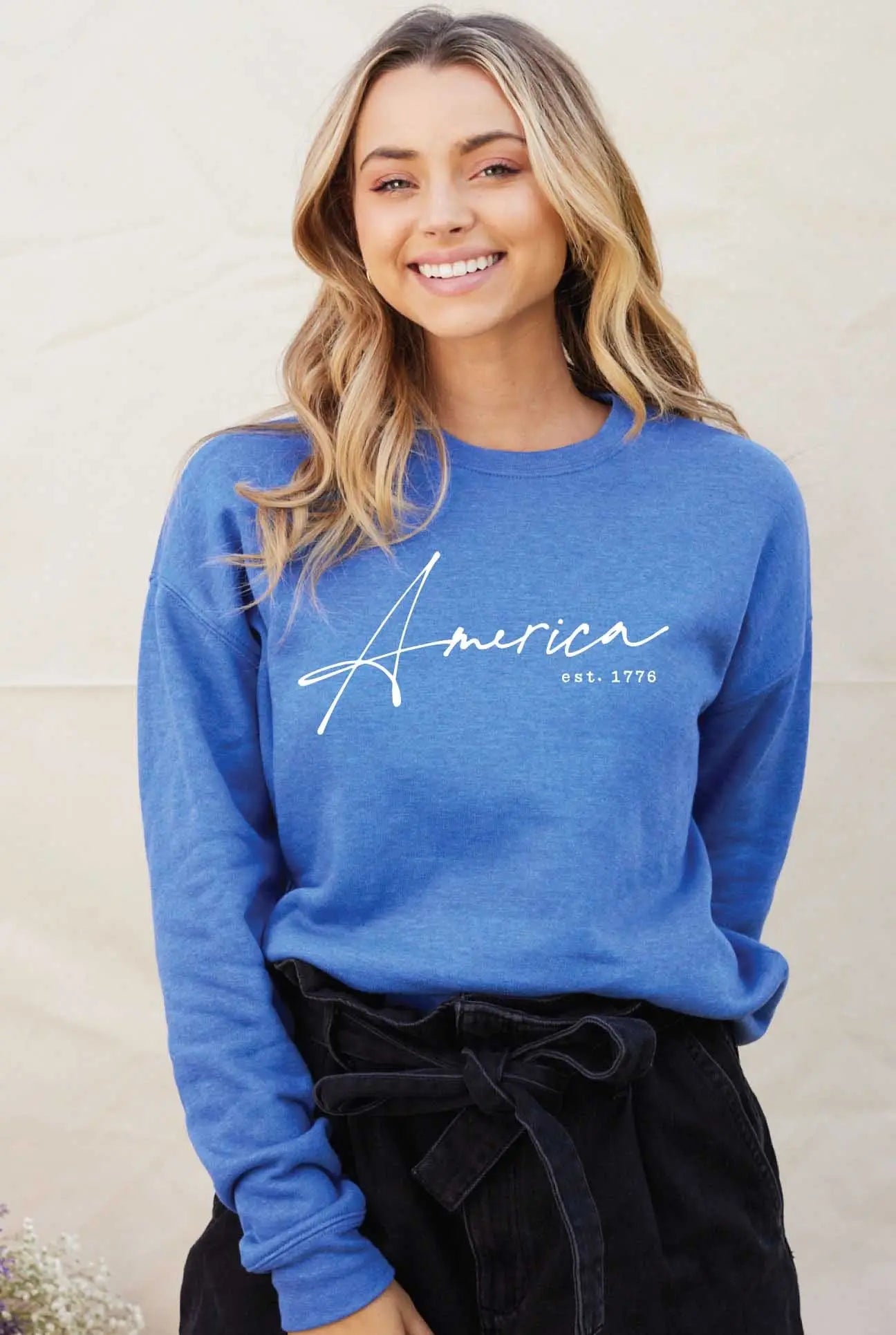 AMERICA EST. 1776 Graphic Sweatshirt